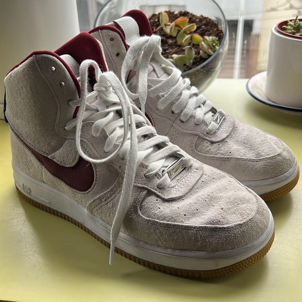Nike Air Force 1 Sculpt “Grey Suede” Women's Shoes Grey-Teal-Berry DC3590-104